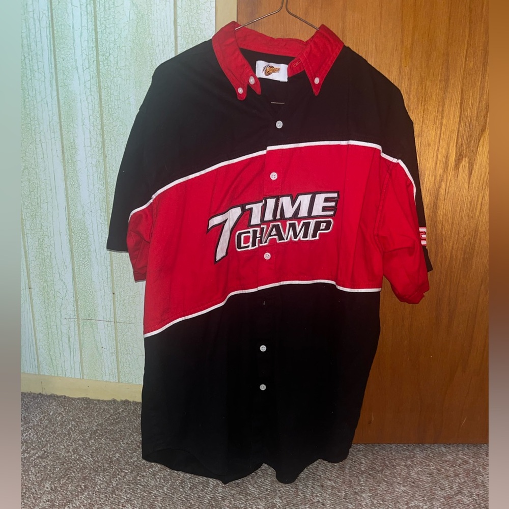 7 time champ dale earnhart button up winners circle jacket